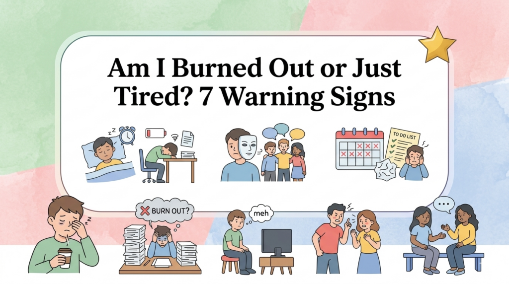 am i burned out or just tired