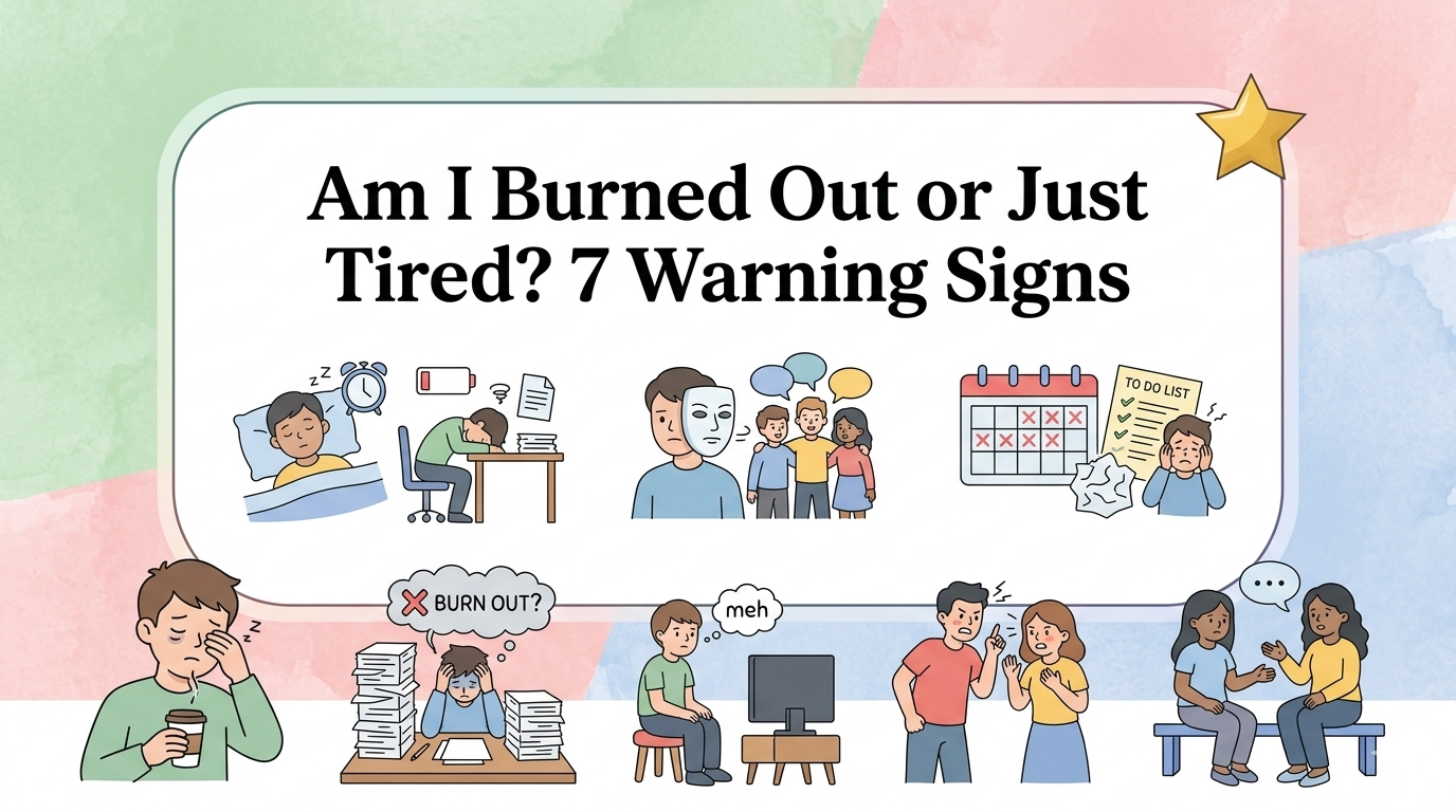 am i burned out or just tired
